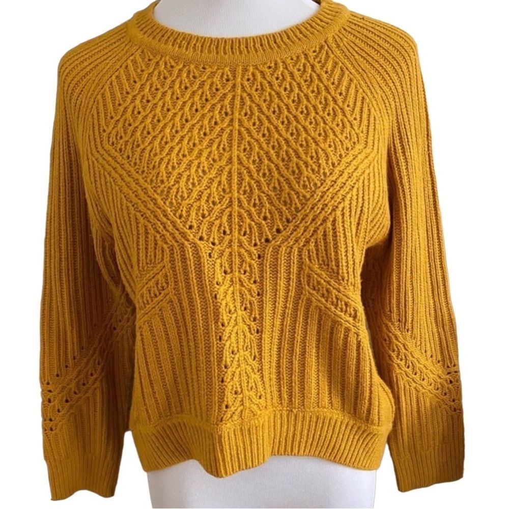 Mustard Sweater by Topshop